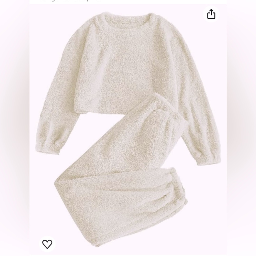 Women's Fuzzy Fleece Pajamas Sets Loungewear